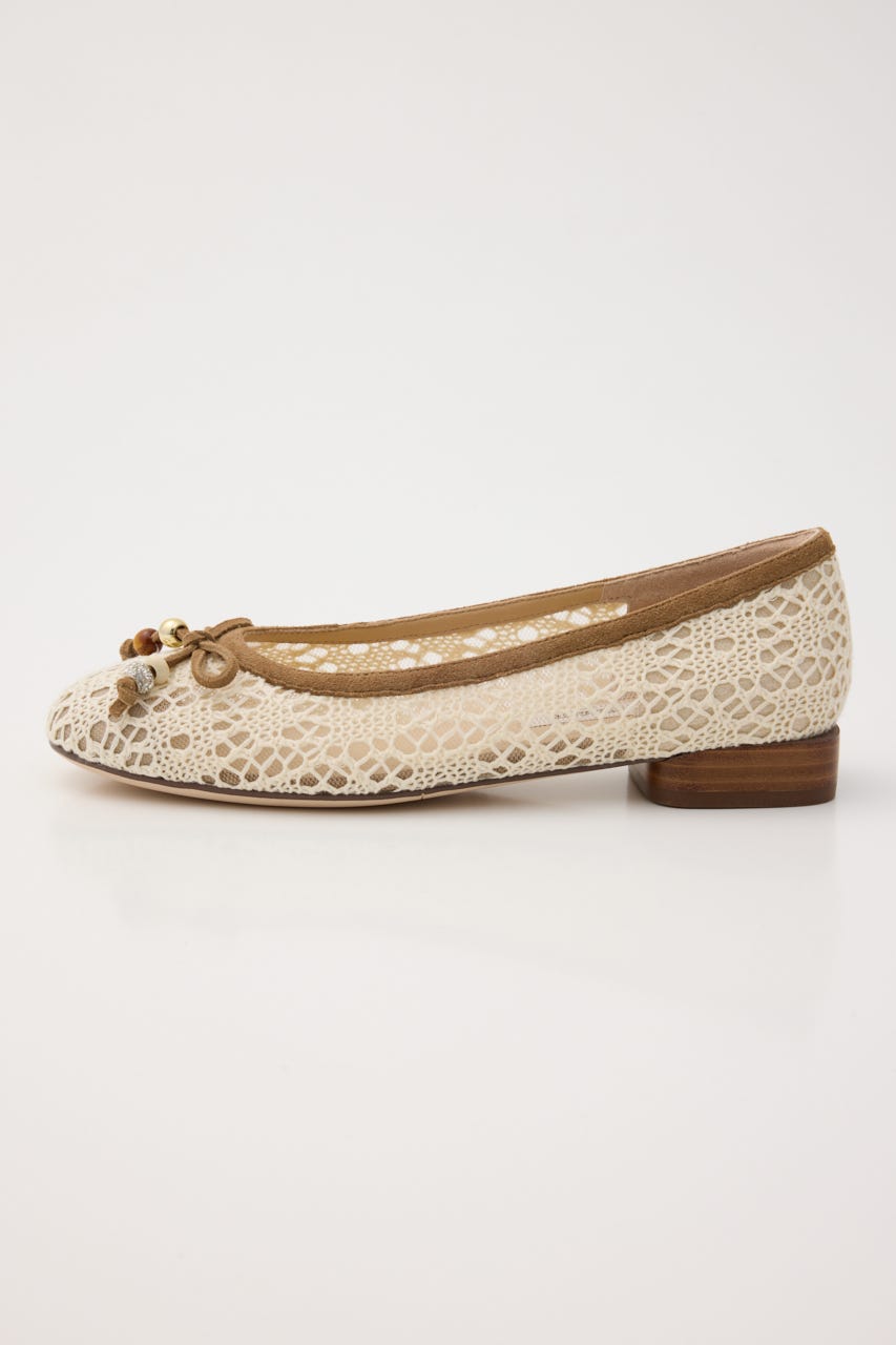 クロシェエスパドリーユフラット WHT 24.0cm