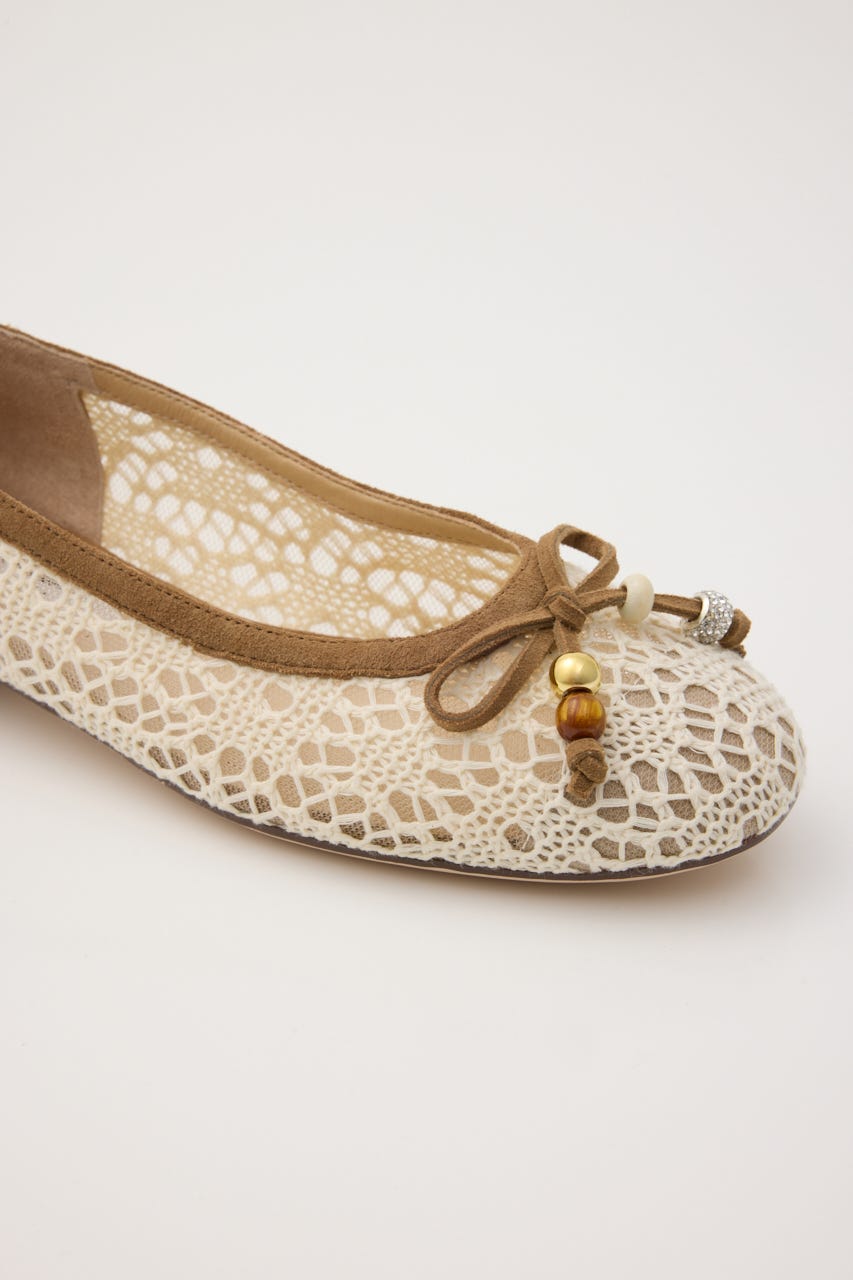 クロシェエスパドリーユフラット WHT 24.0cm