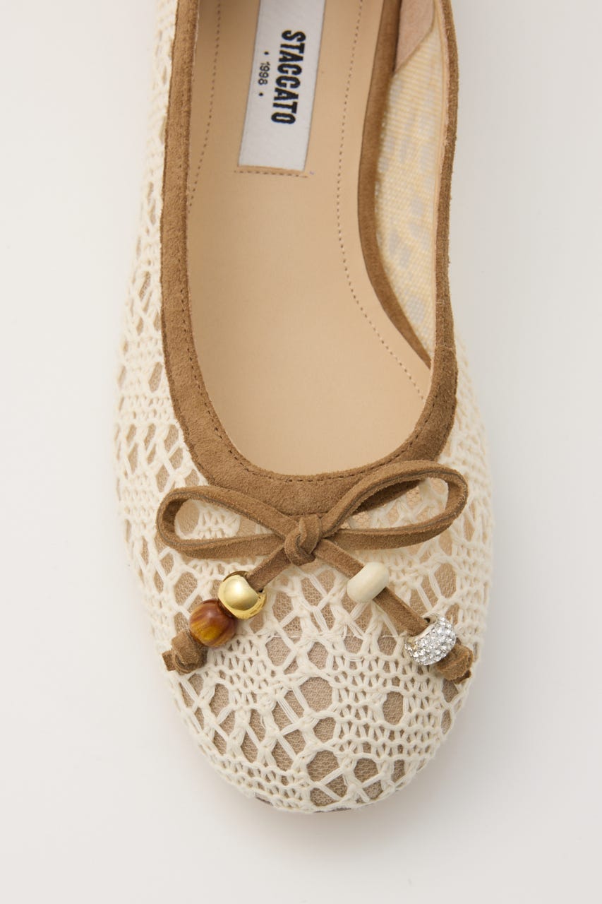 クロシェエスパドリーユフラット WHT 24.0cm