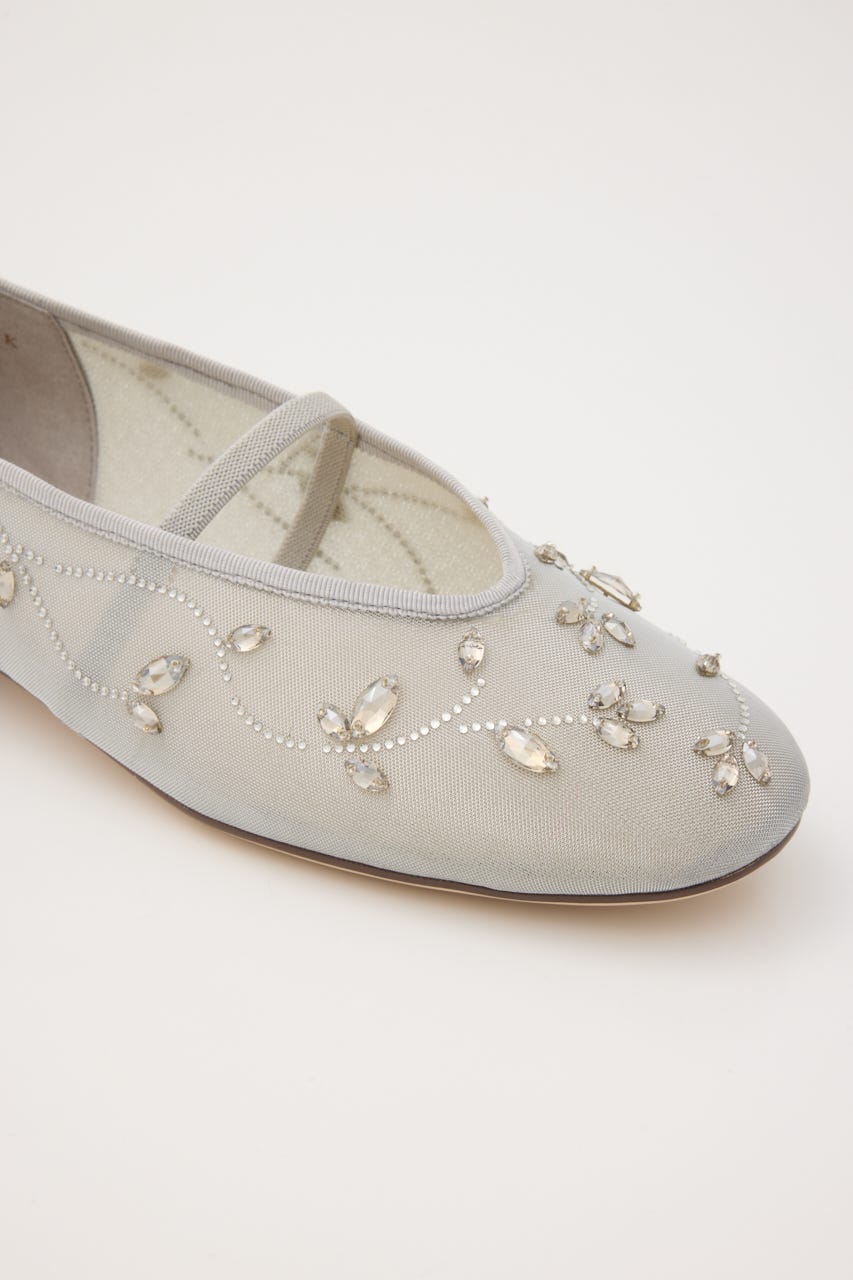 エンブロイドメッシュフラット GRY 23.5cm