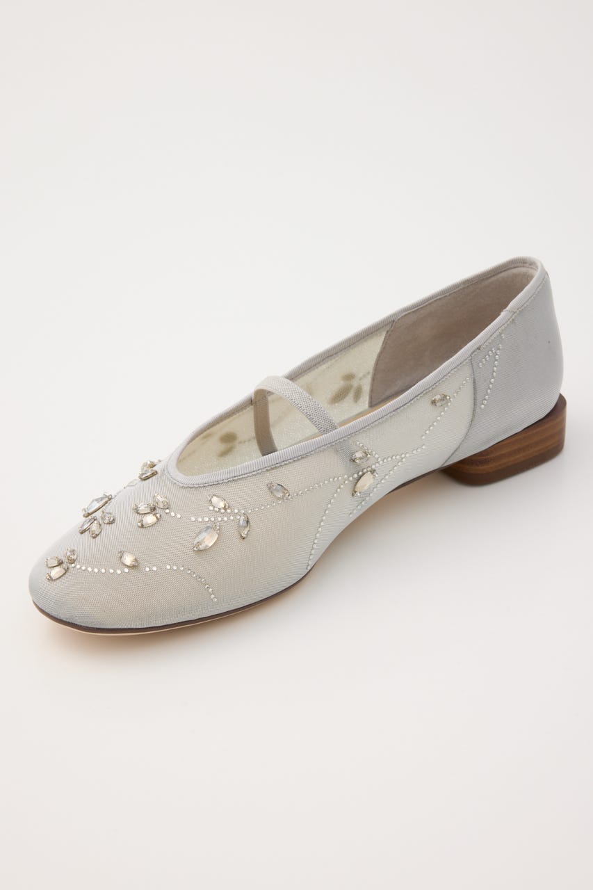 エンブロイドメッシュフラット GRY 23.5cm