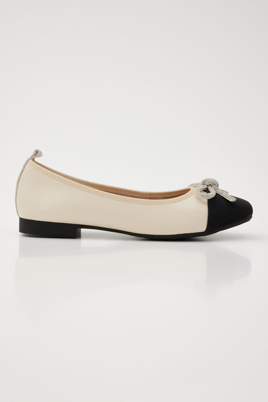 エリーゼバレエシューズ 柄WHT 23.5cm