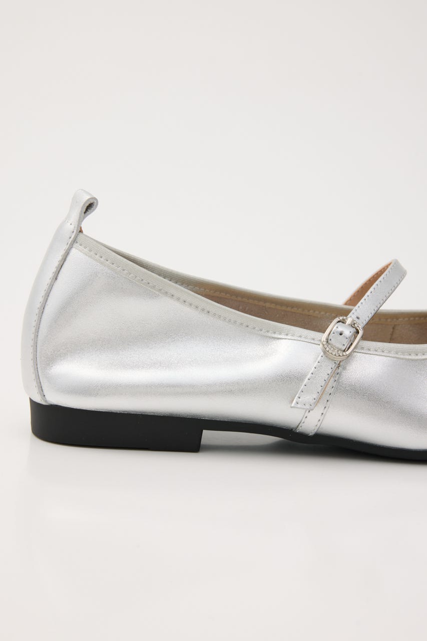 クロスリボンメリージェーンフラット SLV 23.5cm