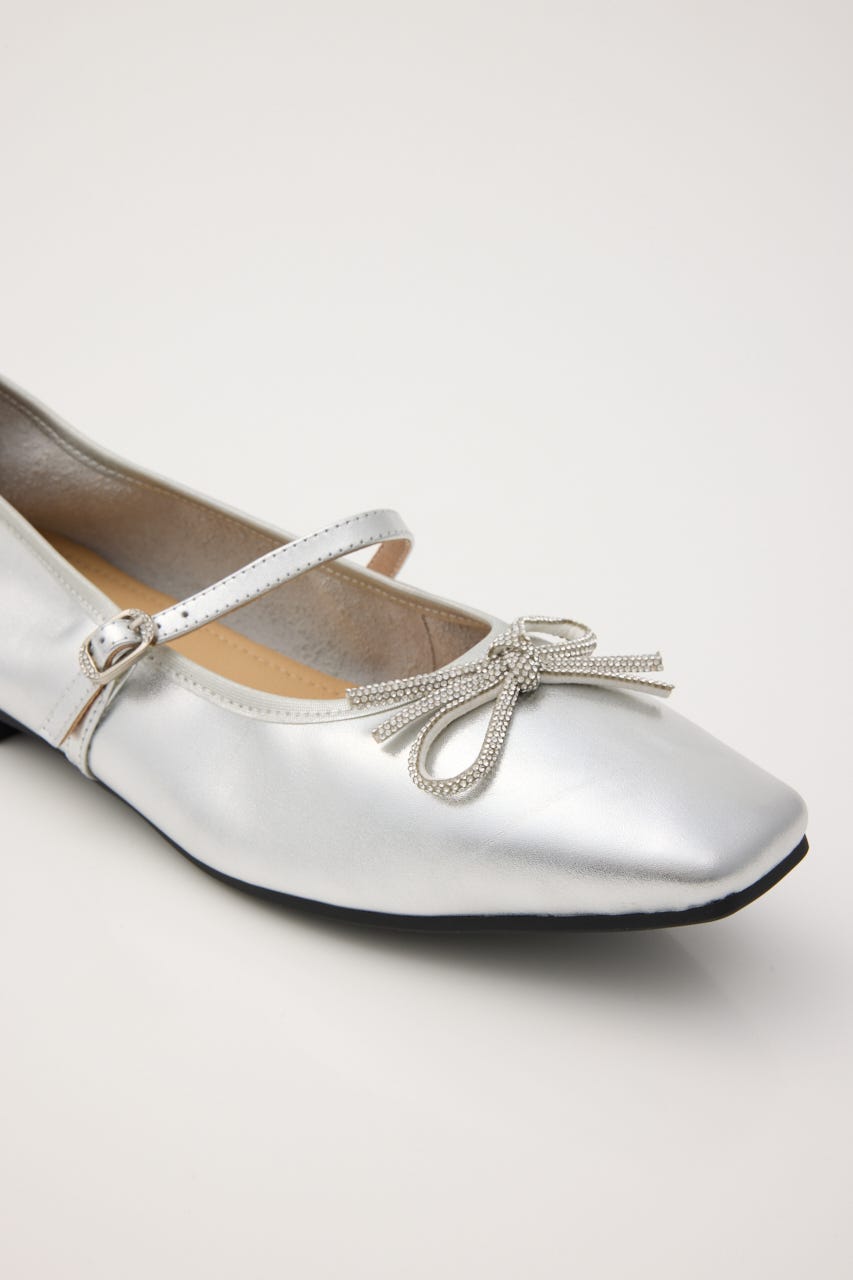 STACCATO | クロスリボンメリージェーンフラット (スリッポン