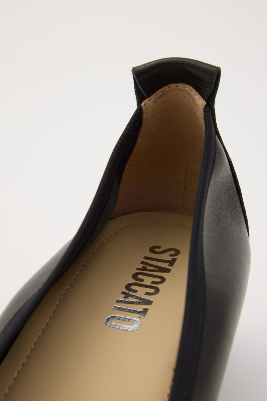 エリーゼウェッジソールパンプス BLK 22.5cm