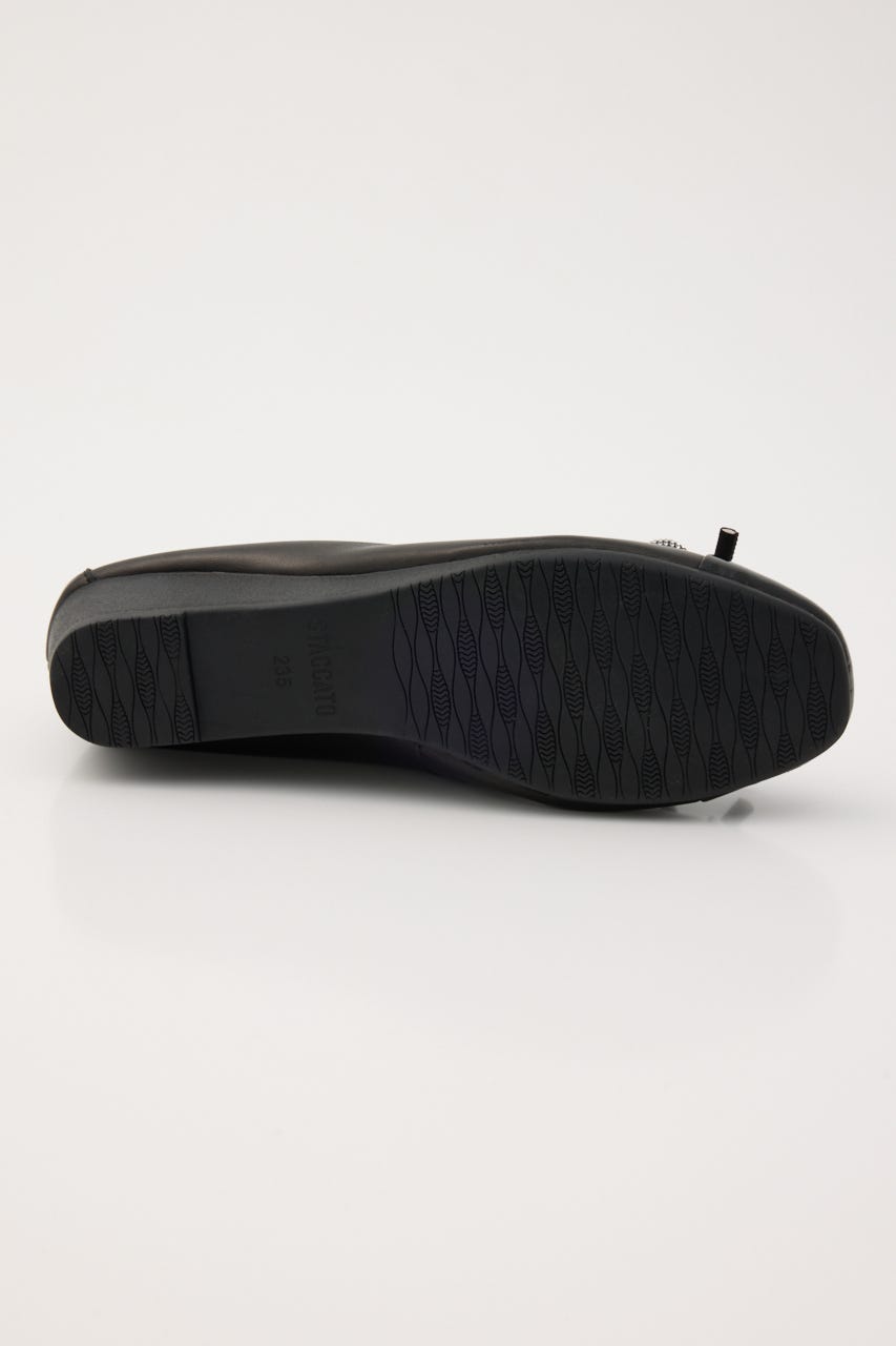 エリーゼウェッジソールパンプス BLK 22.5cm