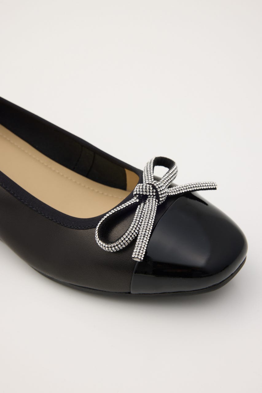 エリーゼウェッジソールパンプス BLK 22.5cm