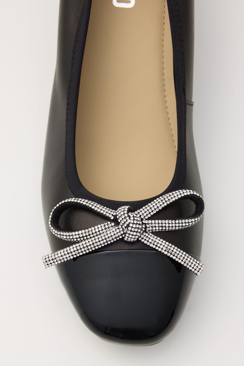 エリーゼウェッジソールパンプス BLK 22.5cm