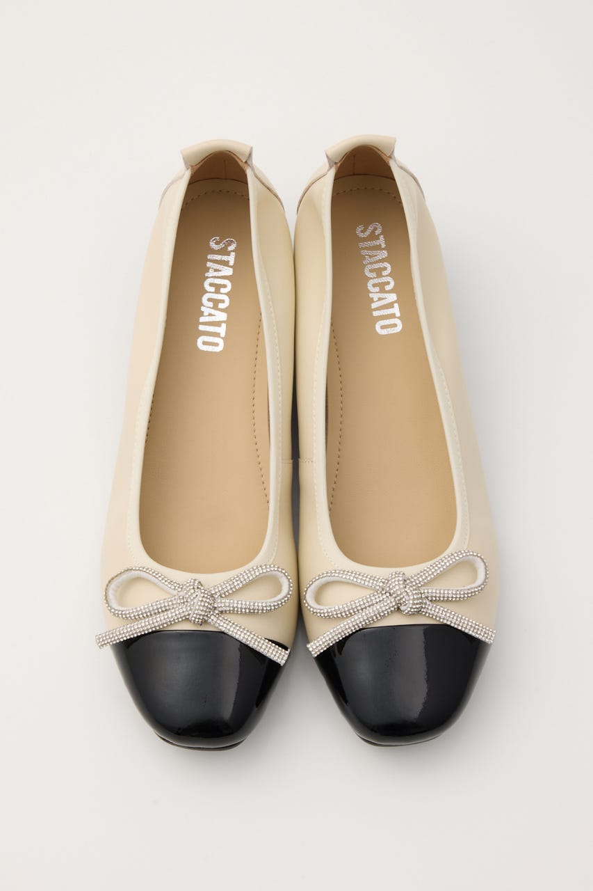 エリーゼウェッジソールパンプス WHT 23.5cm