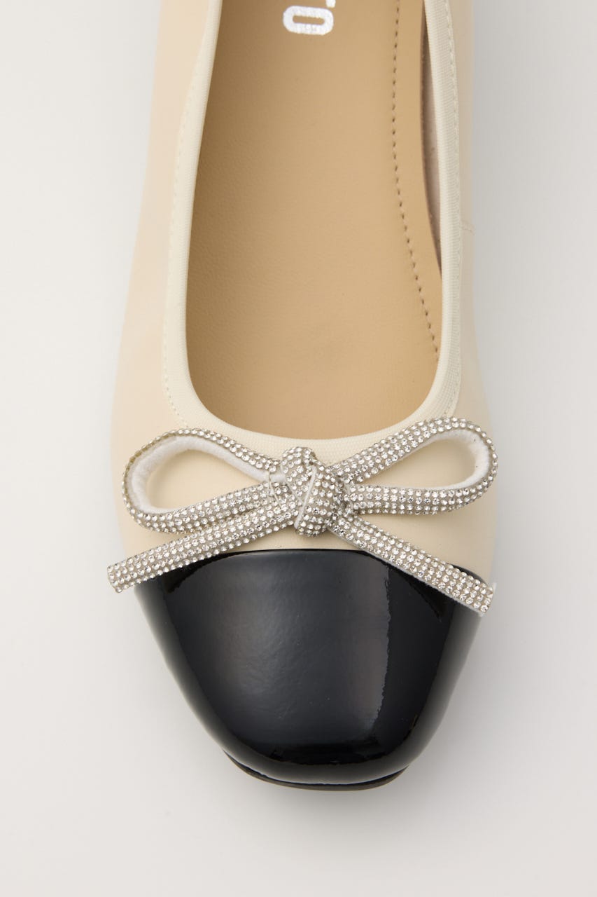 エリーゼウェッジソールパンプス WHT 23.5cm