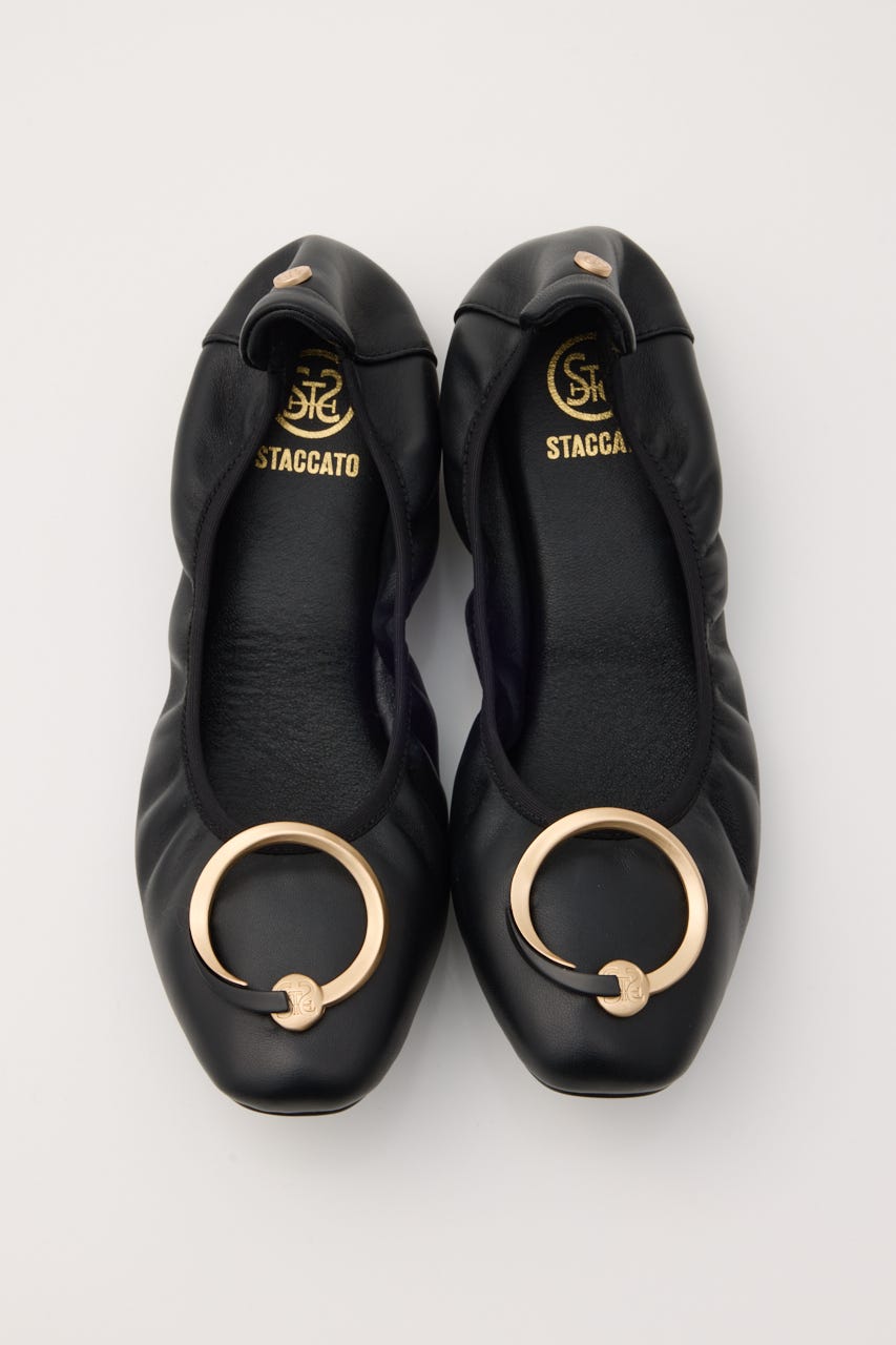 モナソフティバレエシュウーズ BLK 23.5cm