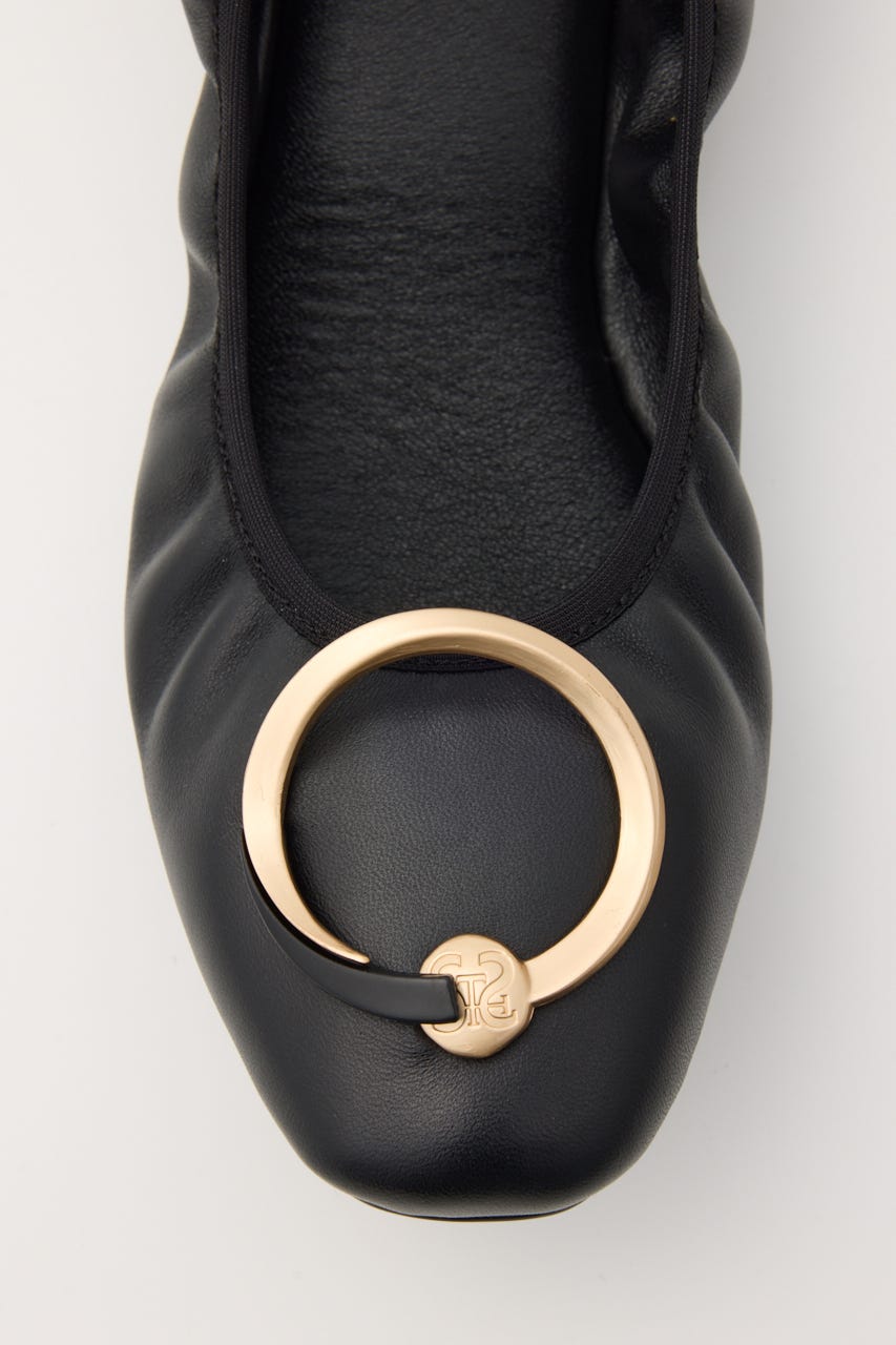 モナソフティバレエシュウーズ BLK 23.5cm