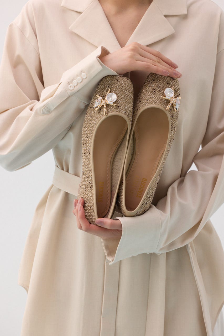 マリンフラットショーズ M/BEG 24.5cm