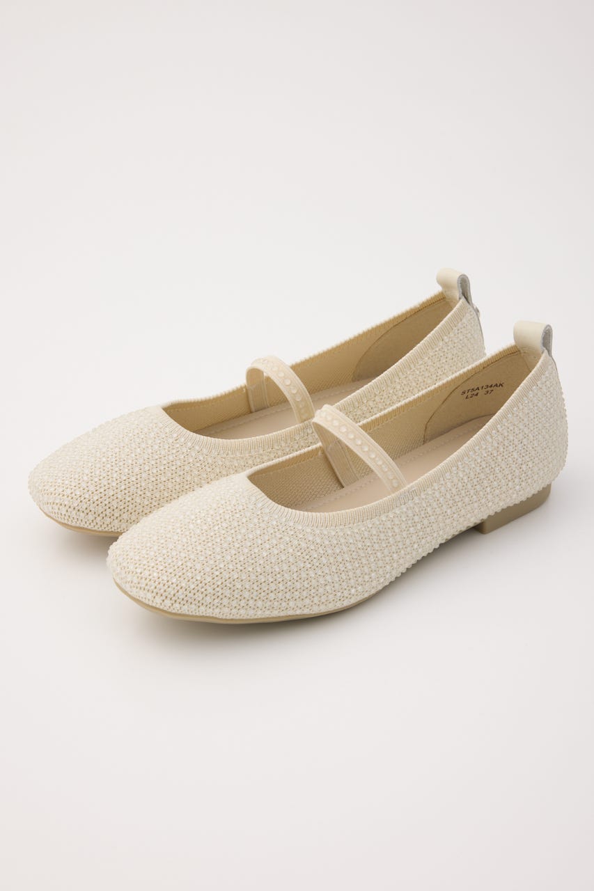 バレエストーンフラット WHT 23.0cm