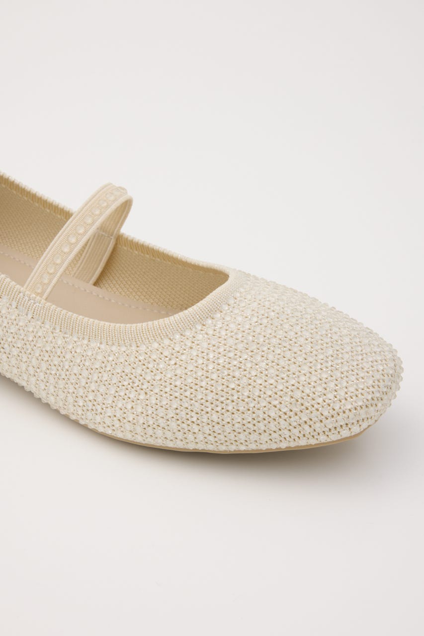 バレエストーンフラット WHT 23.0cm