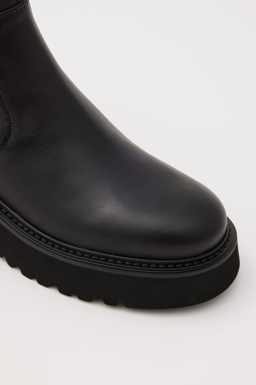 ジュードストレッチミディブーツ BLK 22.5cm