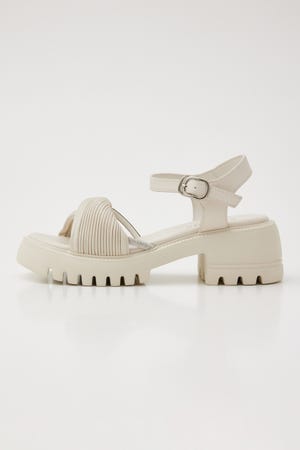 クレープツイストタンクソールサンダル