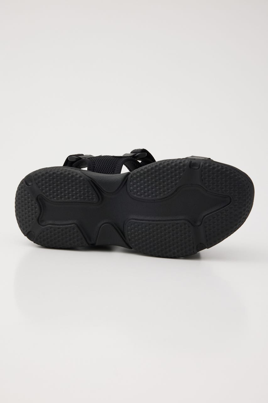 ギャラクシースポーティーサンダル BLK 22.0cm