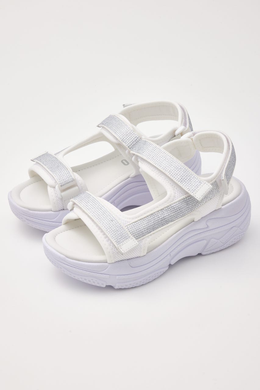 ギャラクシースポーティーサンダル WHT 25.0cm