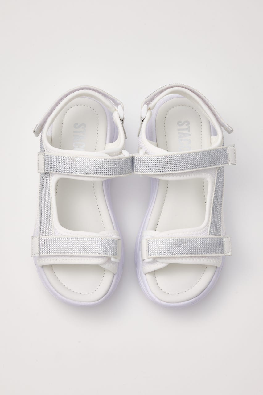 ギャラクシースポーティーサンダル WHT 25.0cm