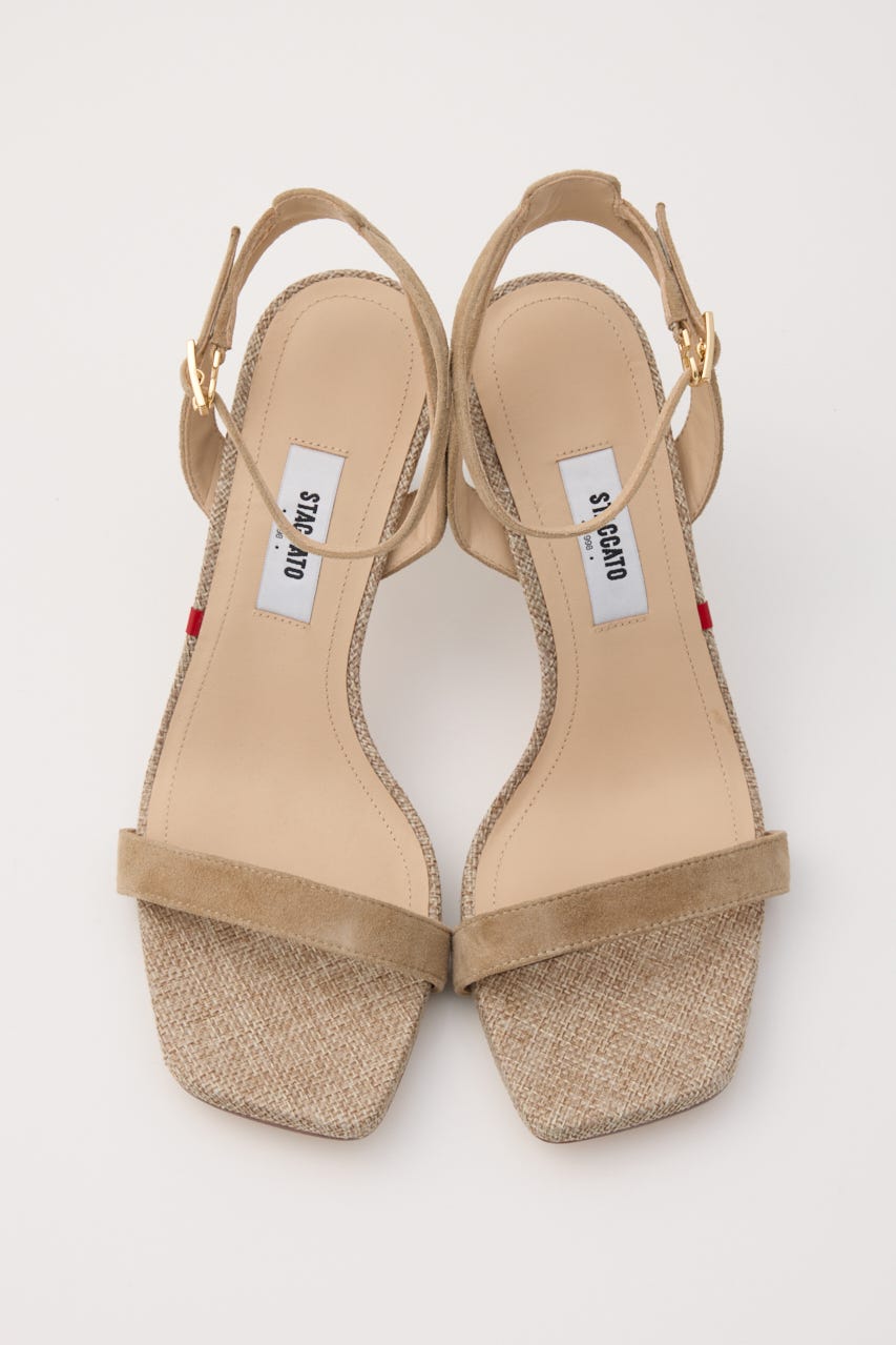 サファリヒールサンダル D/BEG 24.0cm