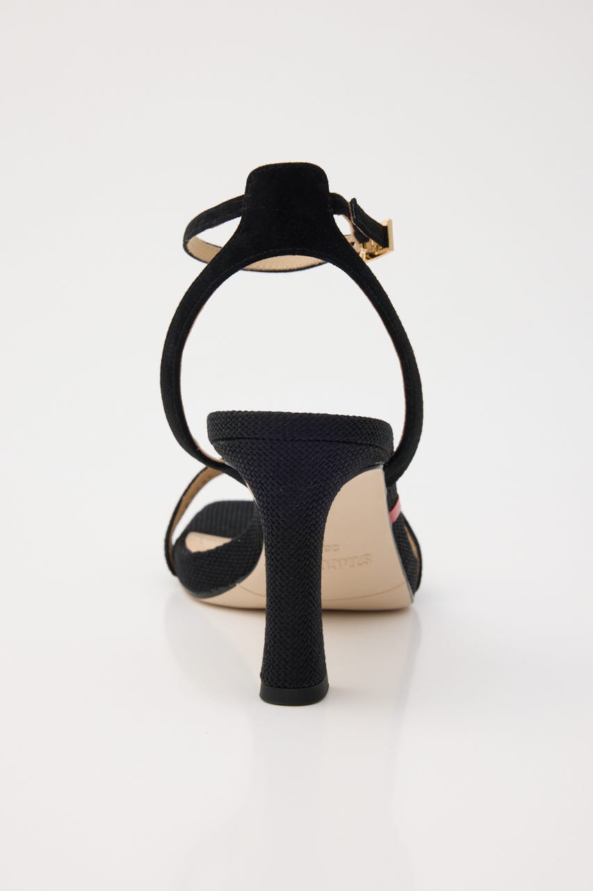 サファリヒールサンダル D/BLK 22.0cm