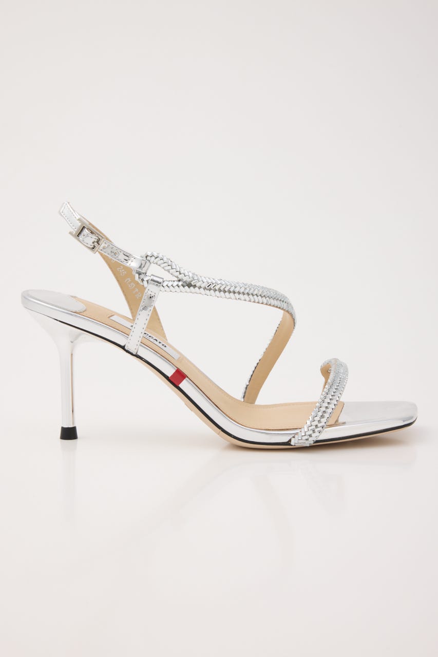 ジャスミングリタリングヒールサンダル SLV 24.0cm