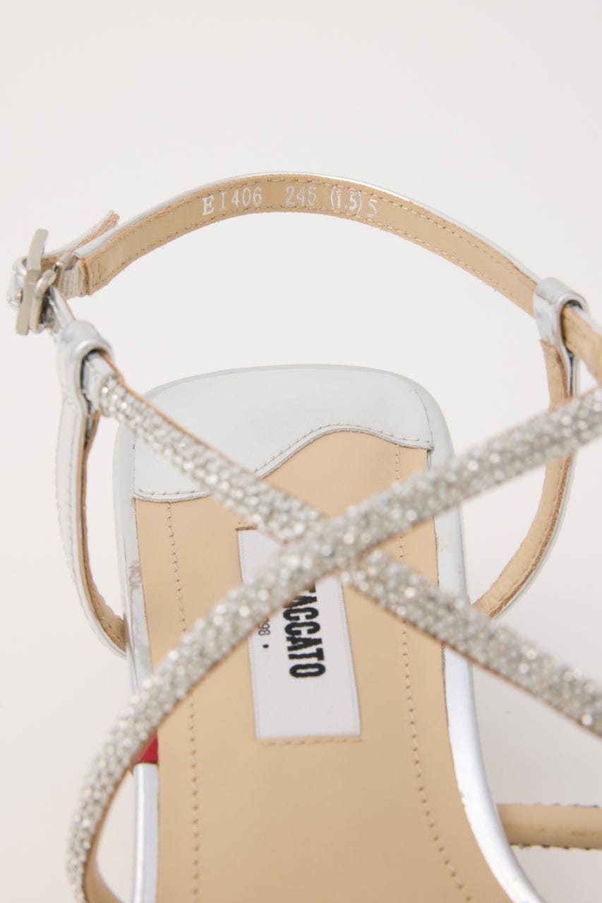 ジャスミングリタリングサンダル SLV 24.0cm