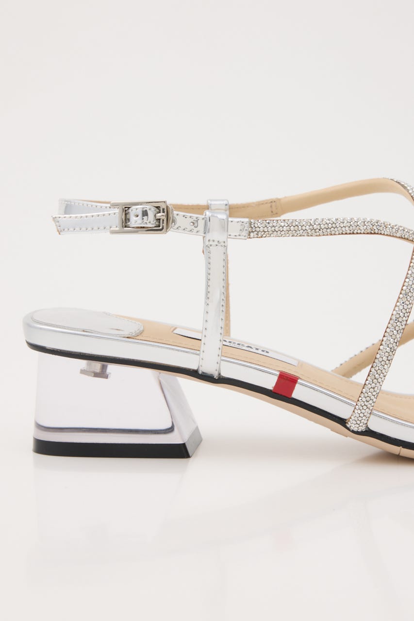 ジャスミングリタリングサンダル SLV 24.0cm