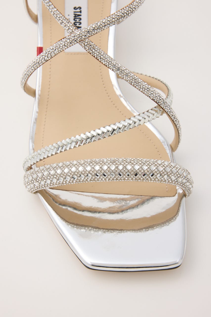 ジャスミングリタリングサンダル SLV 24.0cm