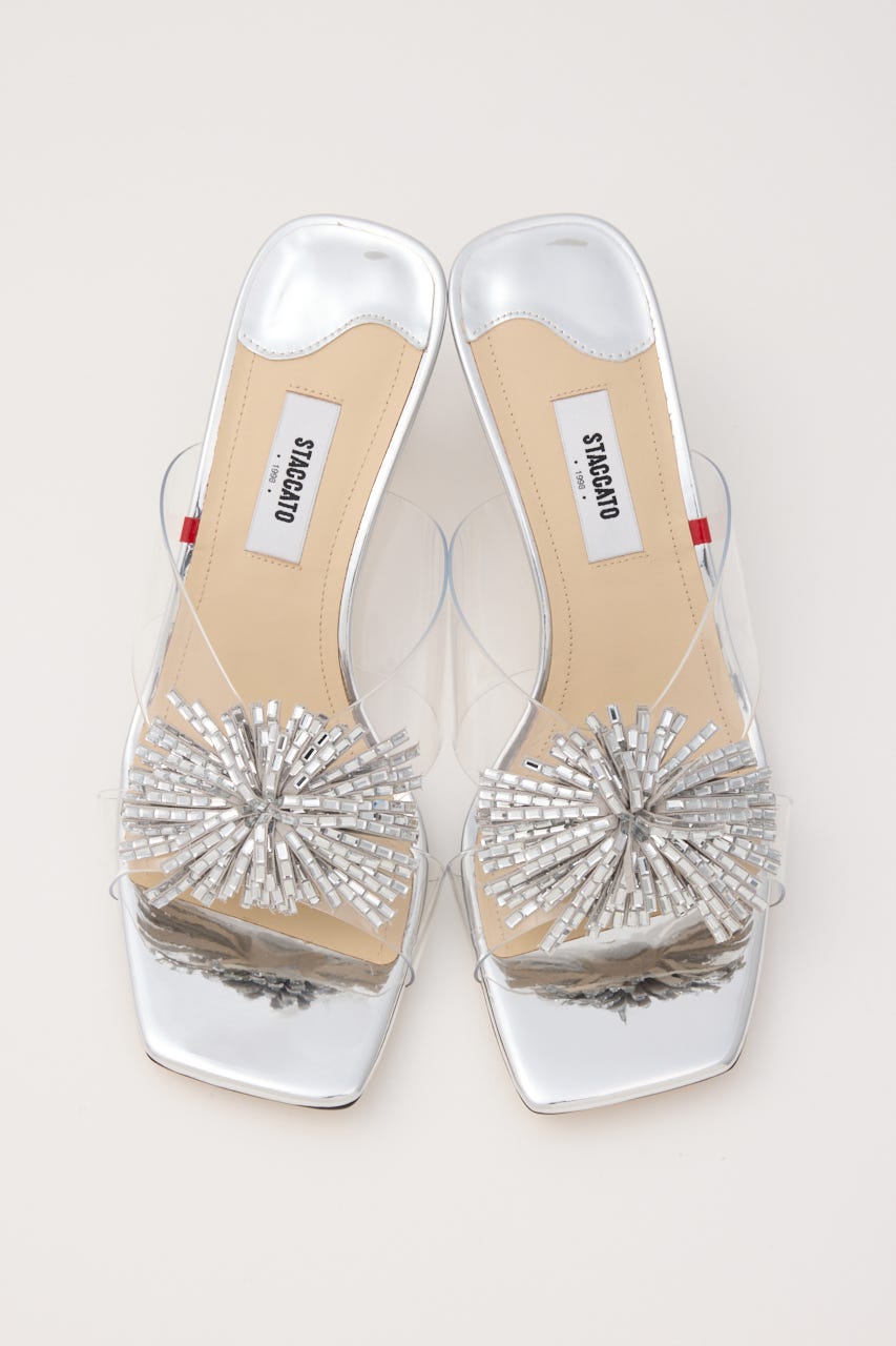 アルビジアヌーディーサンダル SLV 22.0cm