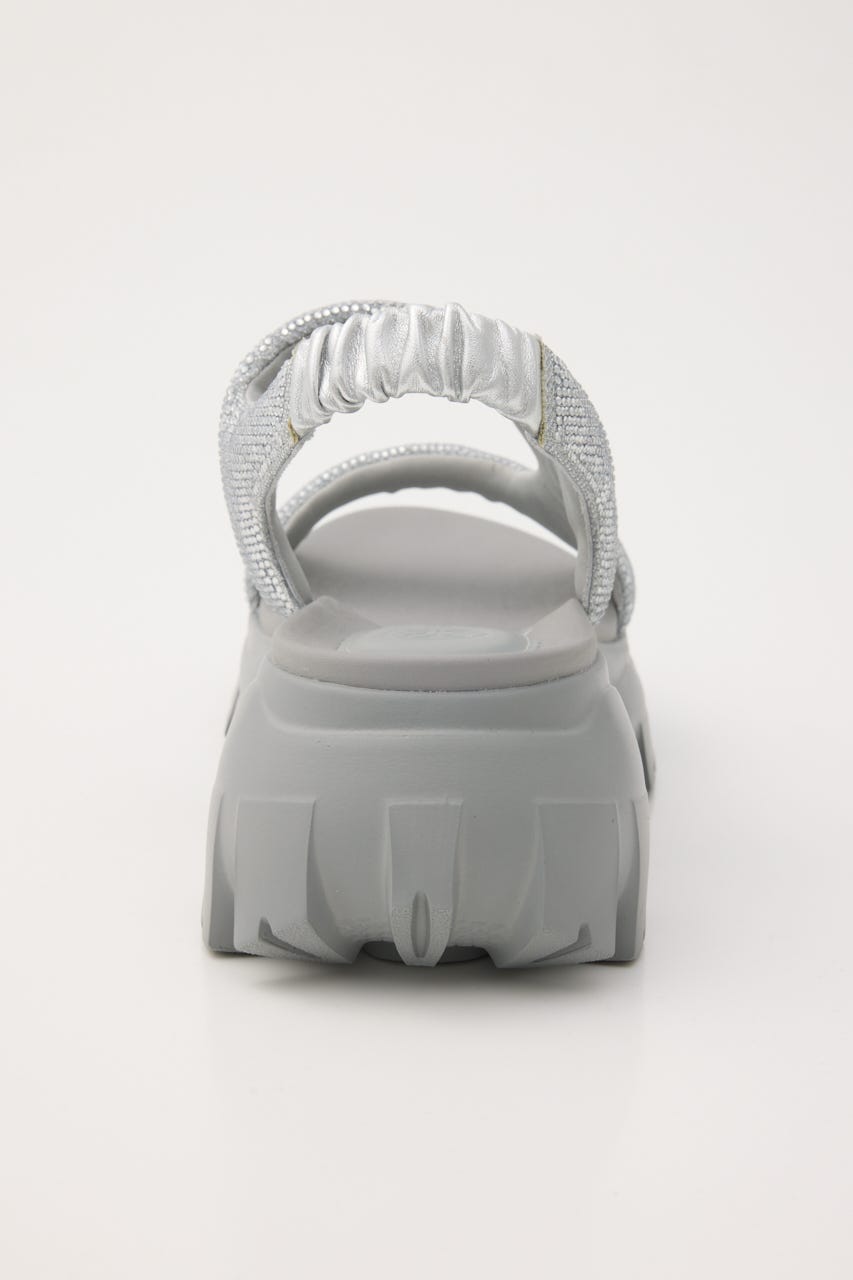 コスモスラギッドソールサンダル SLV 23.5cm