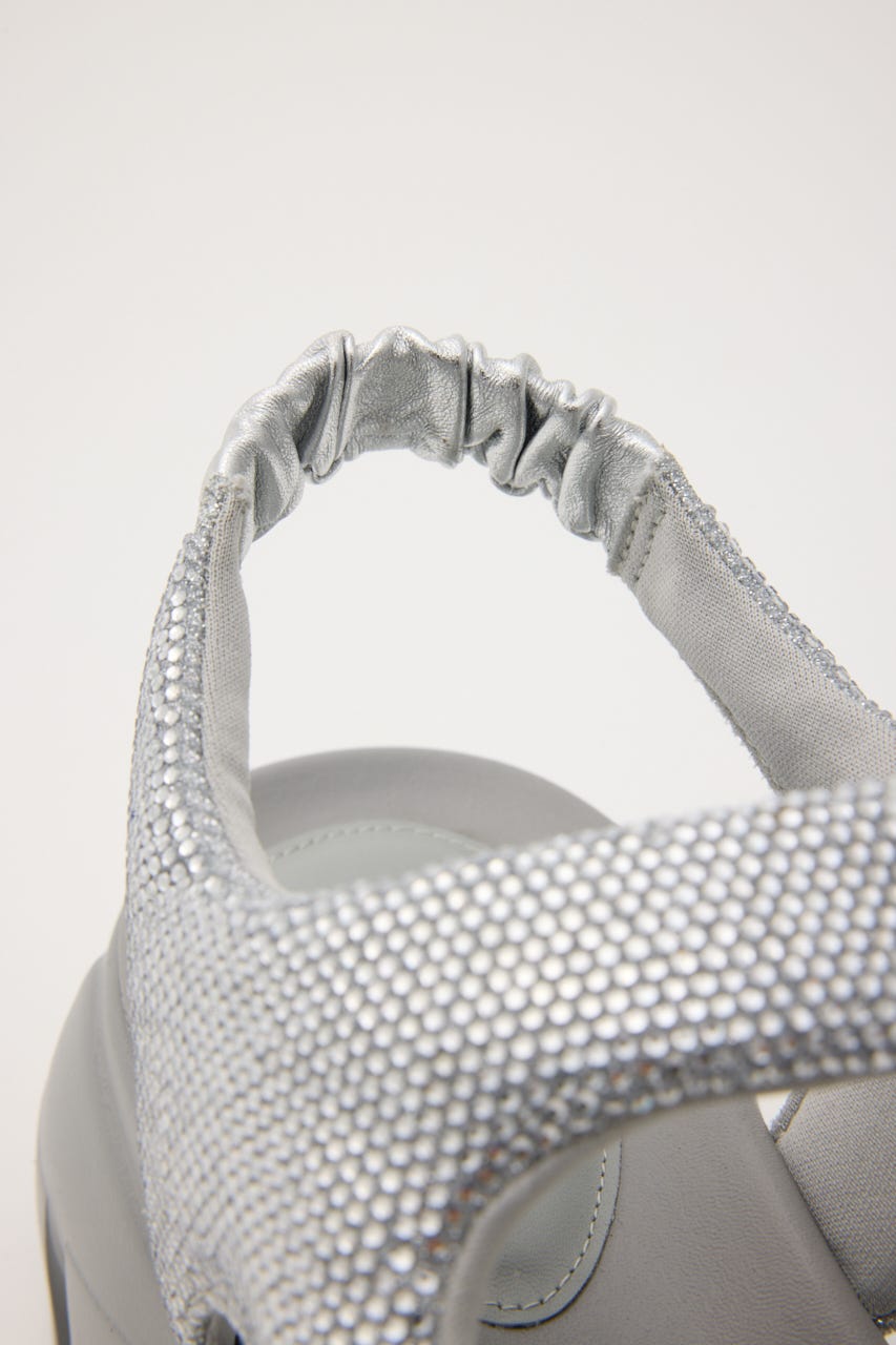 コスモスラギッドソールサンダル SLV 23.5cm