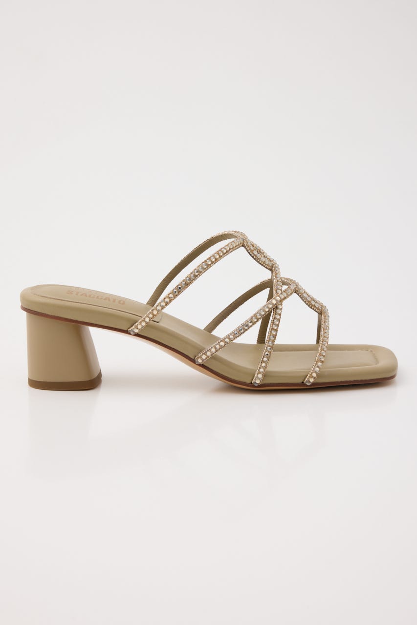 ナーディヤミュールサンダル GLD 24.5cm