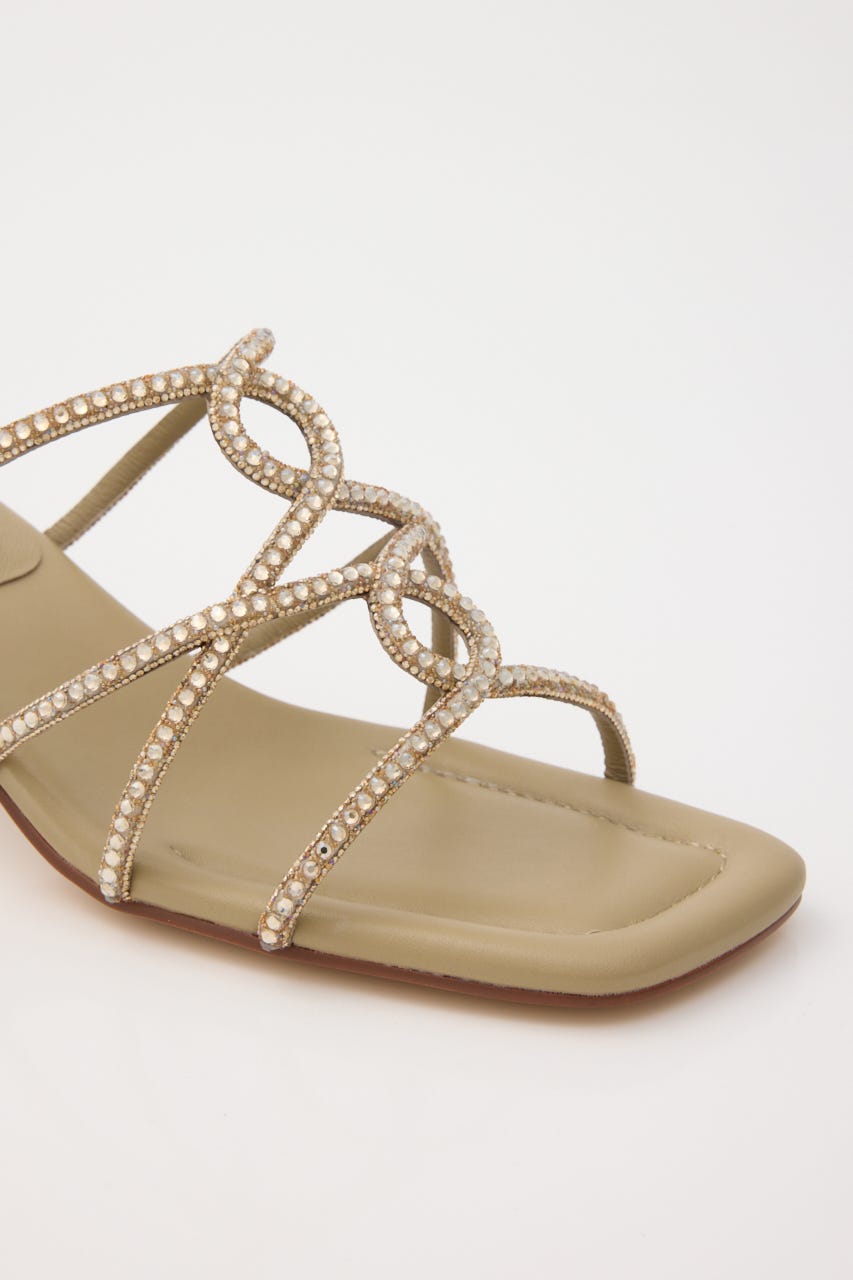 ナーディヤミュールサンダル GLD 24.5cm