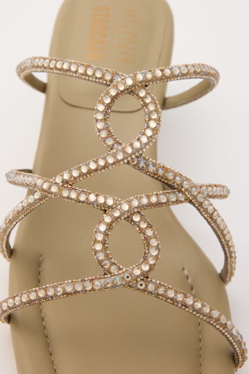 ナーディヤミュールサンダル GLD 24.5cm