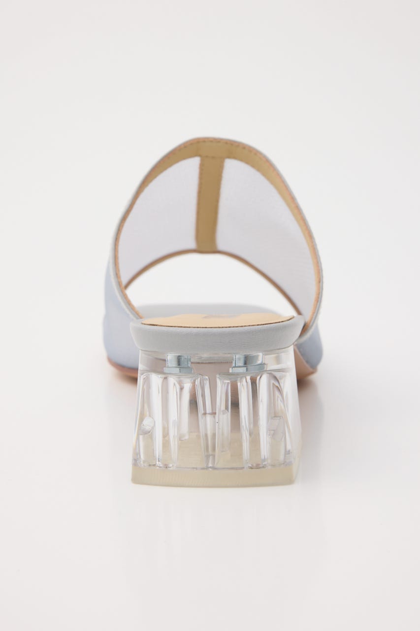 カバーアップシースルーサンダル SAX 24.0cm