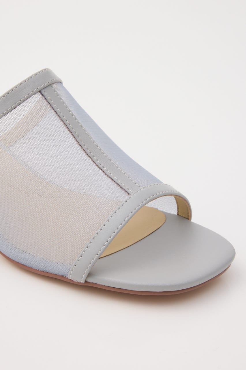 カバーアップシースルーサンダル SAX 24.0cm