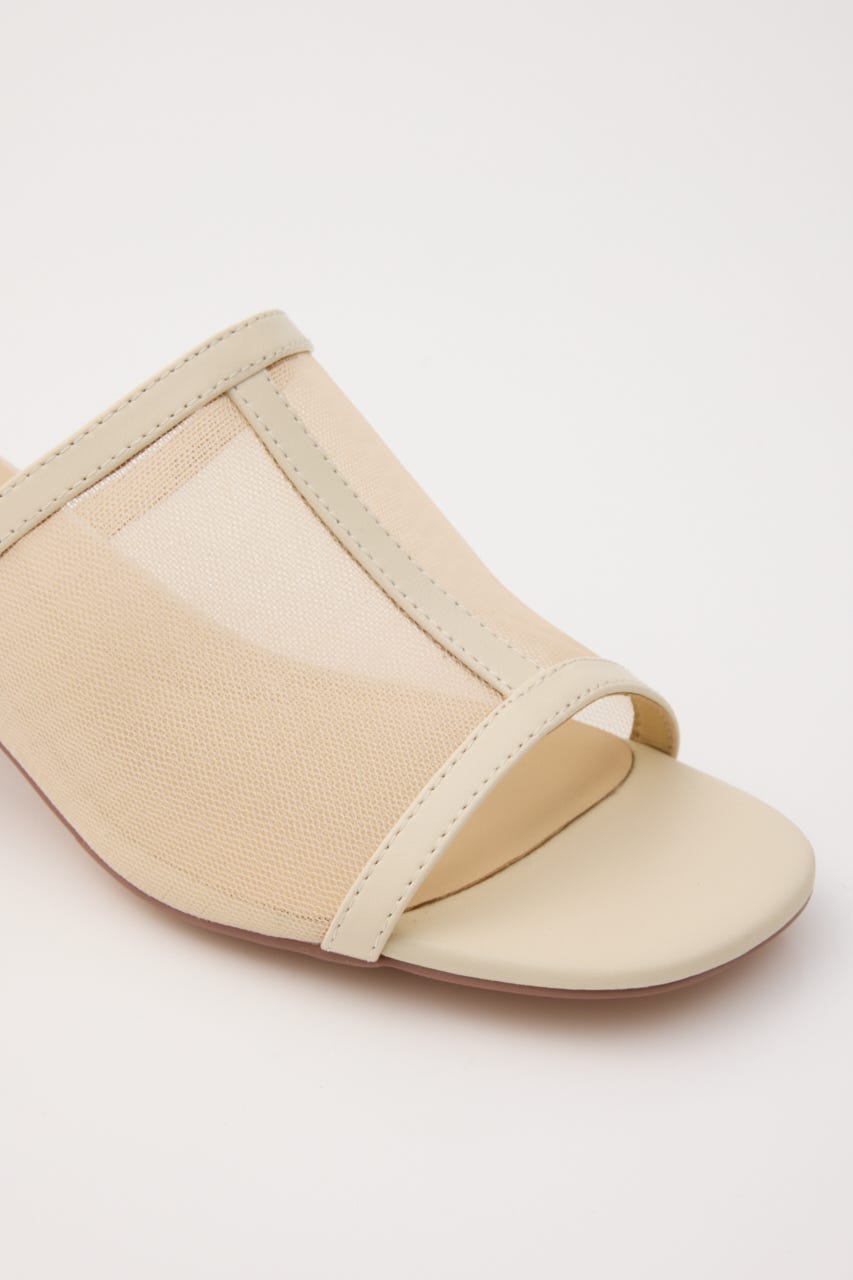 カバーアップシースルーサンダル WHT 24.0cm