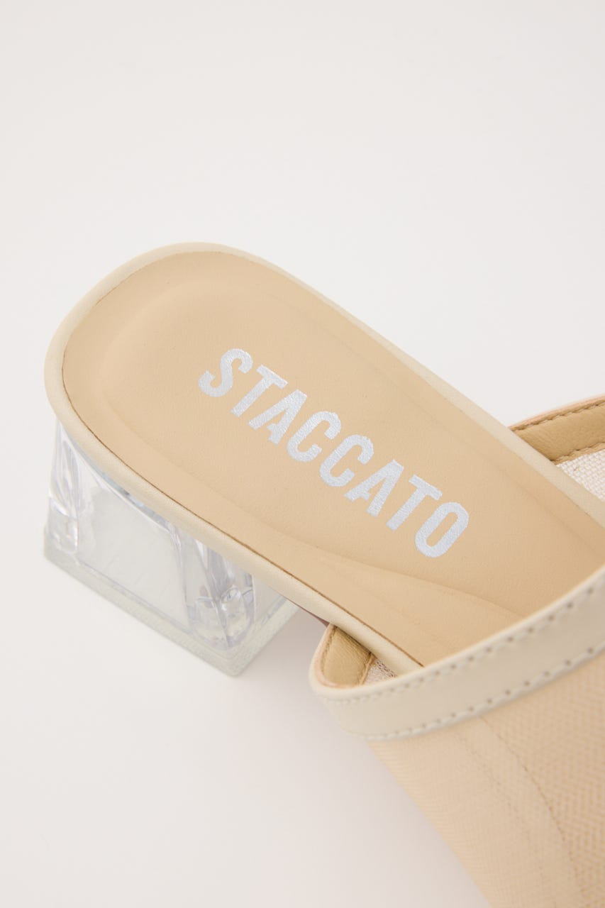 カバーアップシースルーサンダル WHT 24.0cm