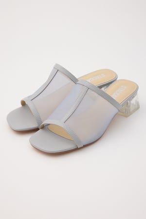 カバーアップシースルーサンダル