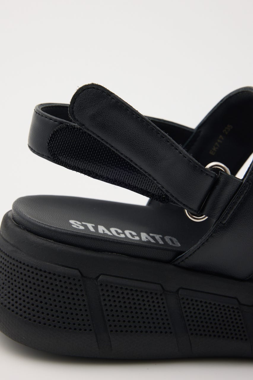 パーティクルズライトサンダル BLK 24.5cm