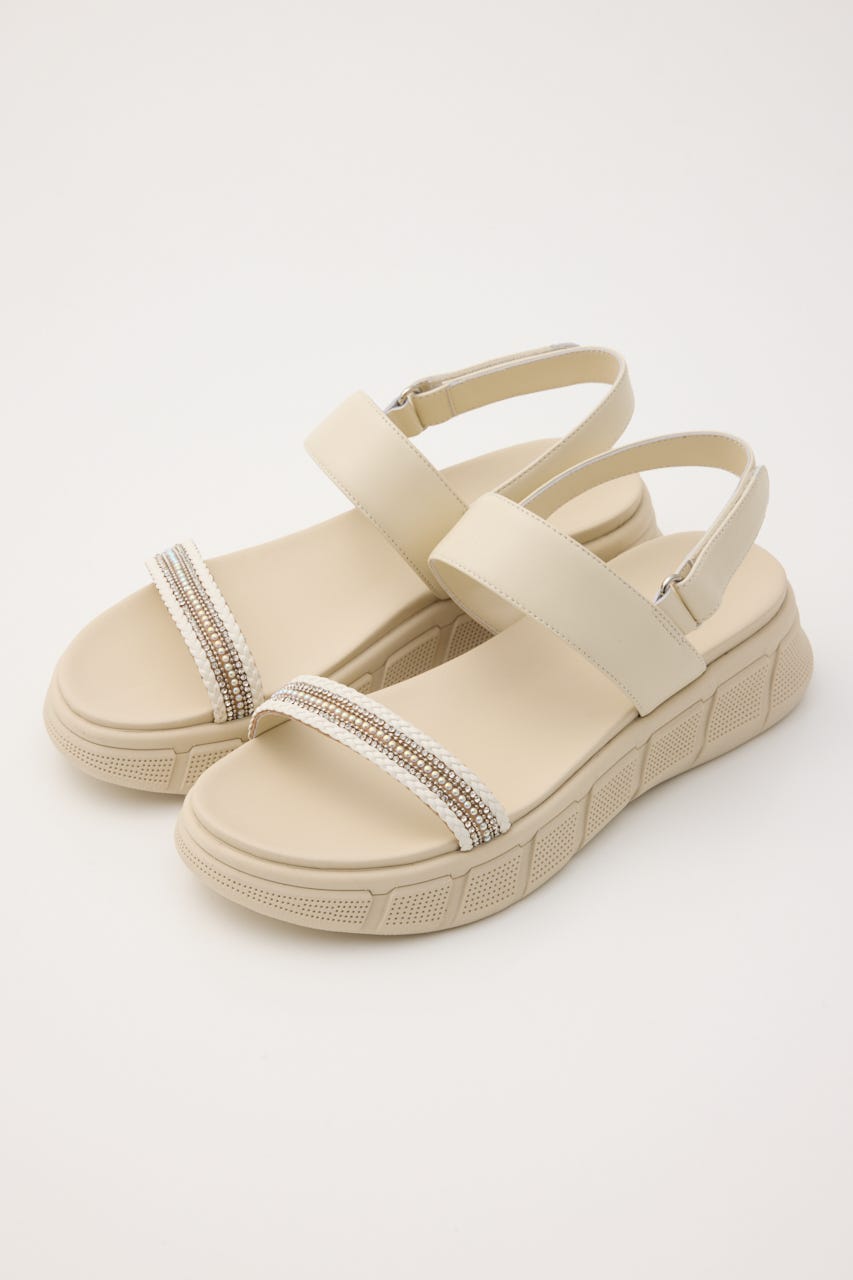 パーティクルズライトサンダル WHT 23.0cm