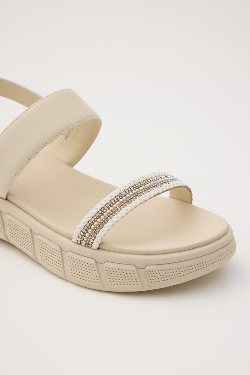 パーティクルズライトサンダル WHT 23.0cm