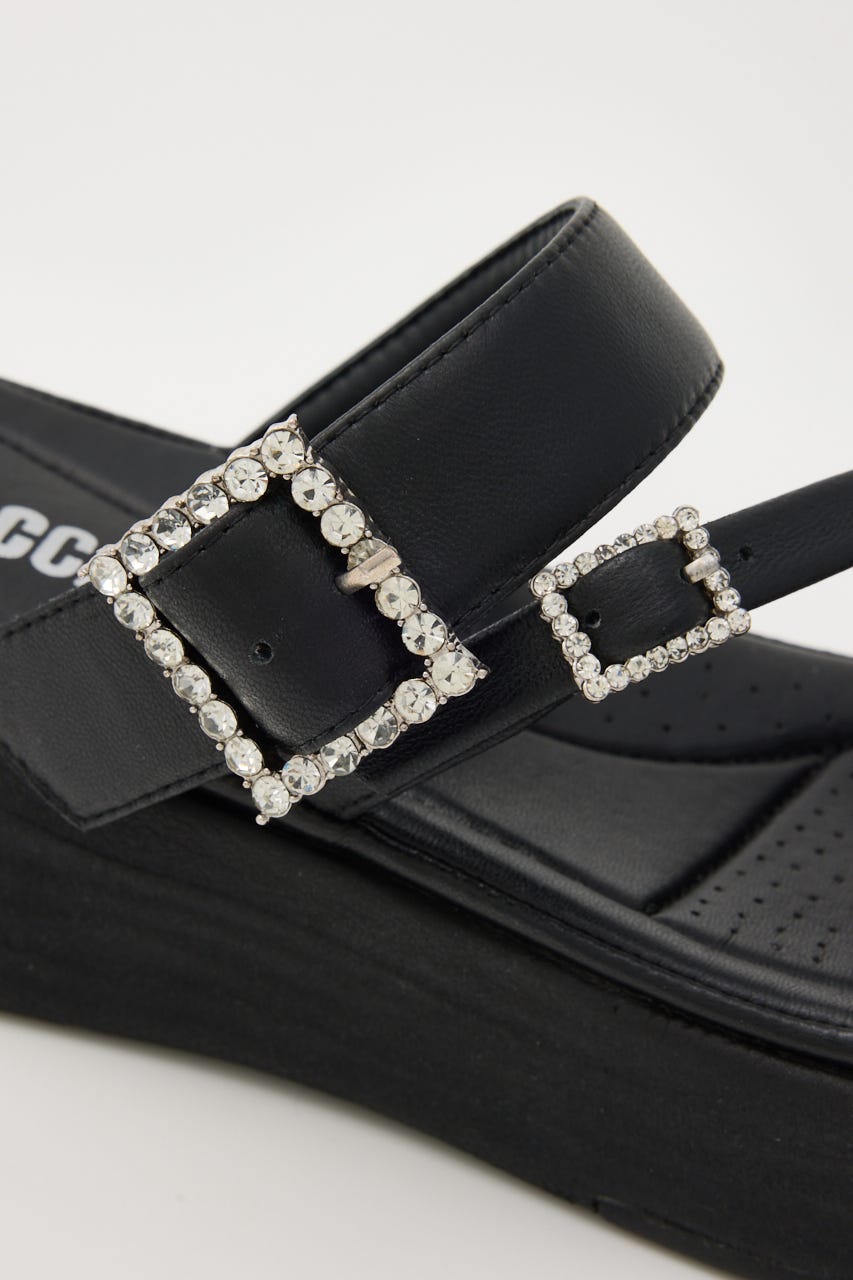 ピピソフティーコンフォートライトサンダル BLK 24.0cm