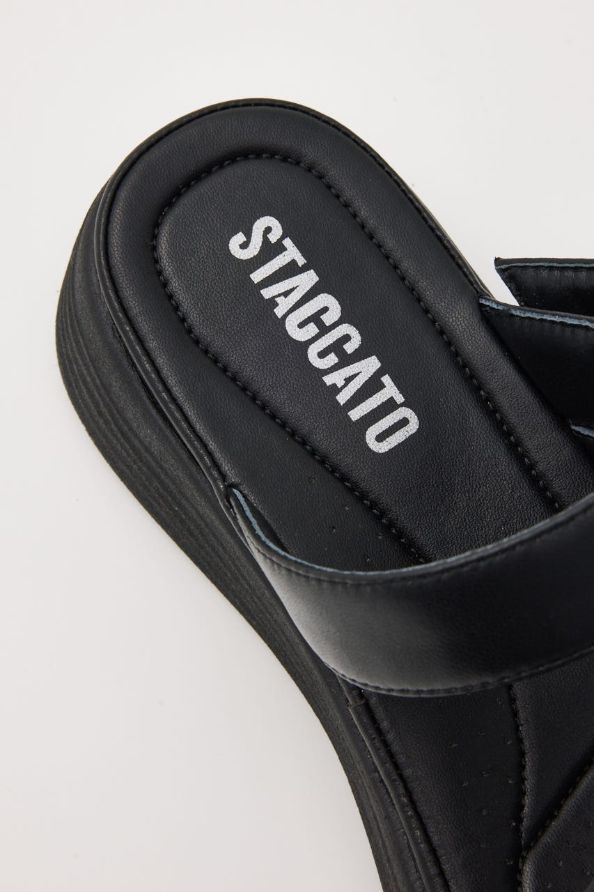 ピピソフティーコンフォートライトサンダル BLK 24.0cm