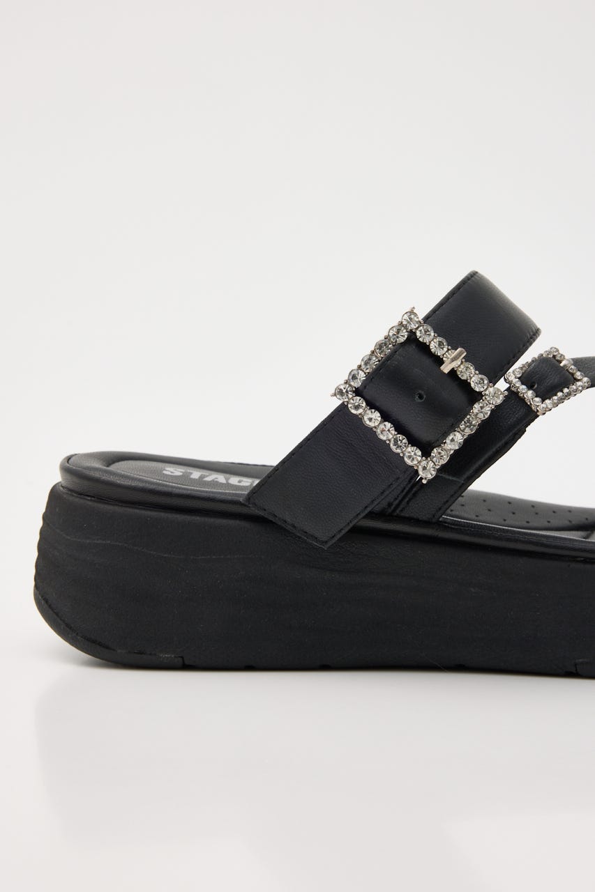 ピピソフティーコンフォートライトサンダル BLK 24.0cm