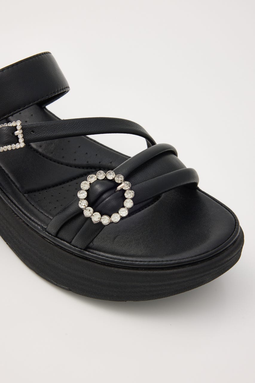 ピピソフティーコンフォートライトサンダル BLK 24.0cm