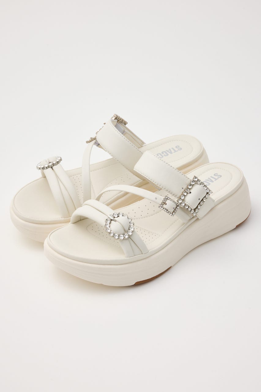 ピピソフティーコンフォートライトサンダル WHT 24.0cm