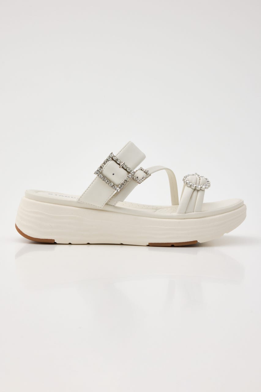 ピピソフティーコンフォートライトサンダル WHT 24.0cm